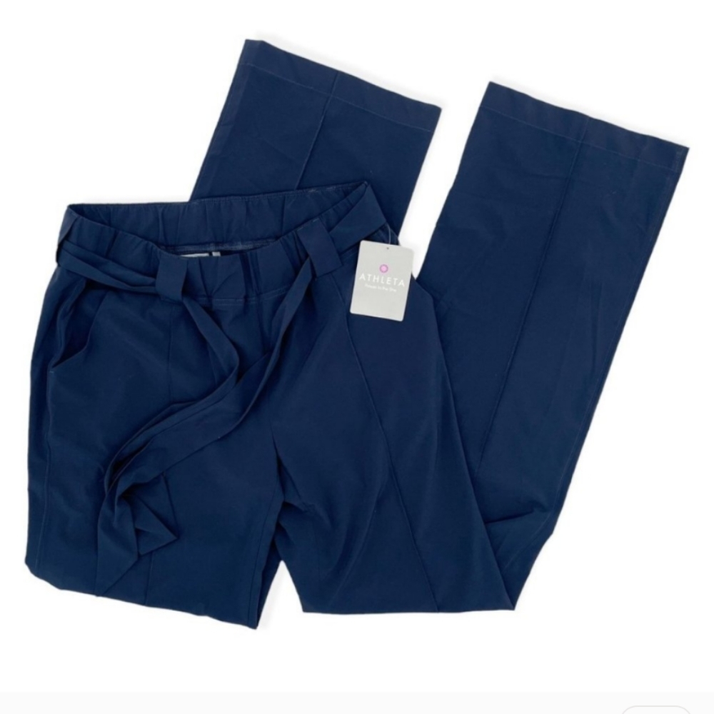NWT Athleta Destination Wide Leg Pant 12 Tall Casual Work Wear